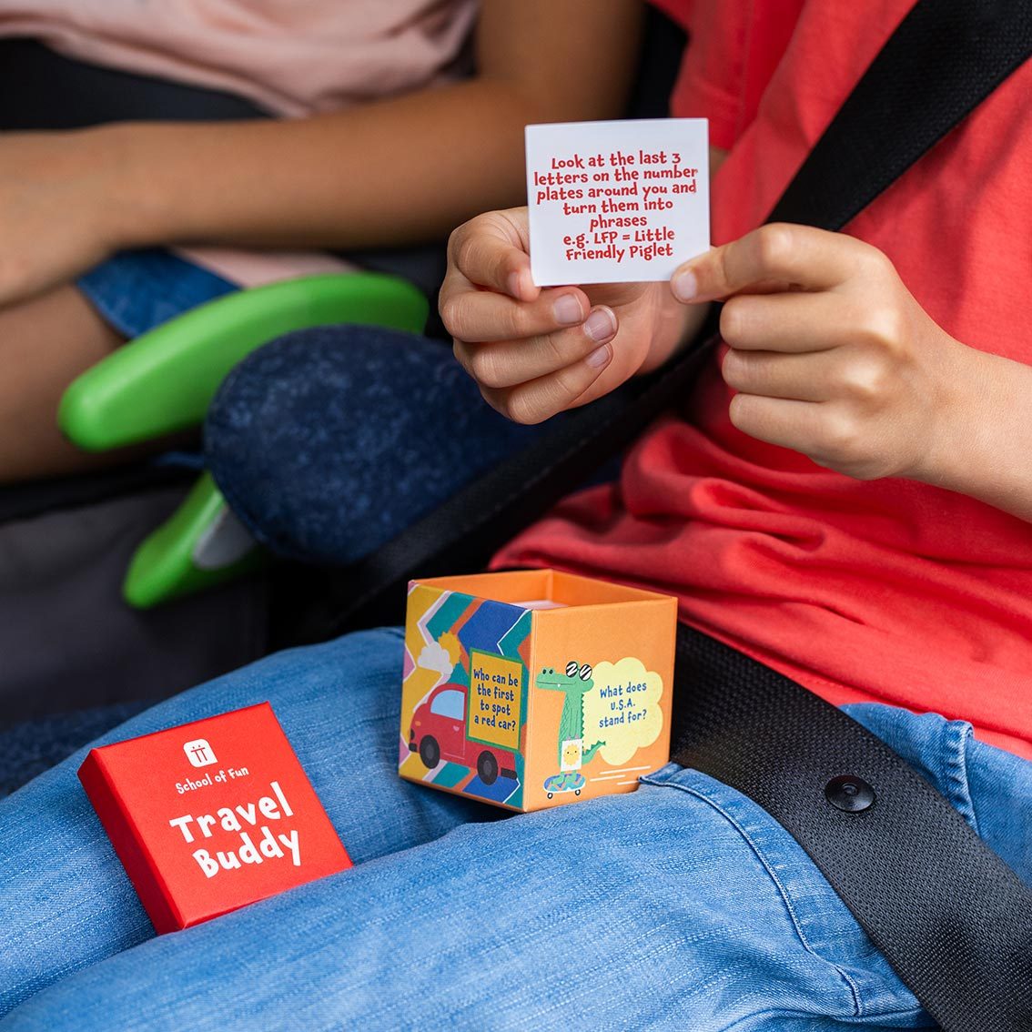 Children’s Travel Buddy Trivia Box — 120 Questions — Ages 6+