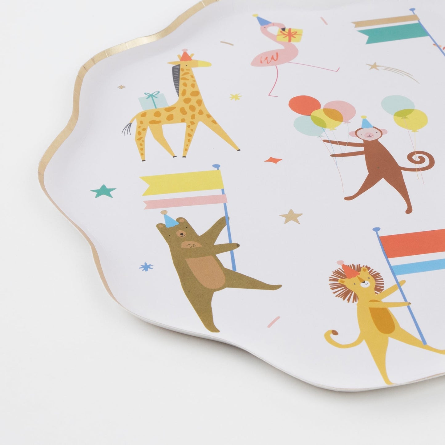 Animal Parade FSC Paper Plates 8pk — Baby Shower & Kids Party