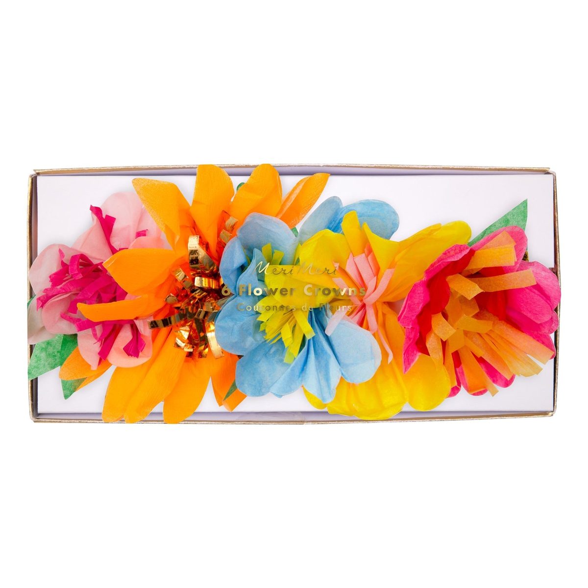 Floral Party Crowns by Meri Meri – Pack of 6