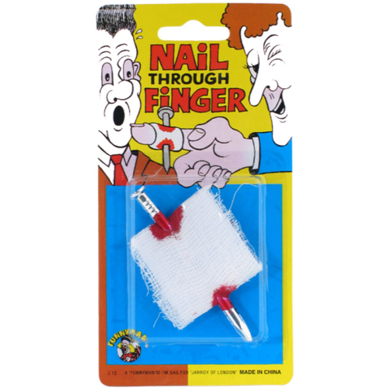 Joke Nail Through Finger | Party Bag & Stocking Filler