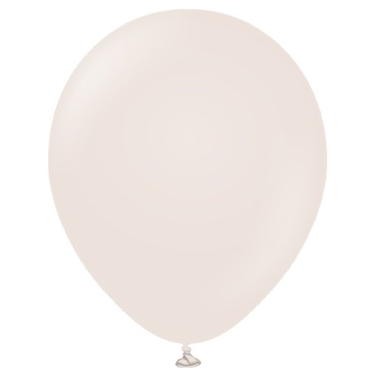 White Sand Latex Balloons 5pk — Natural Rubber, Plastic-Free