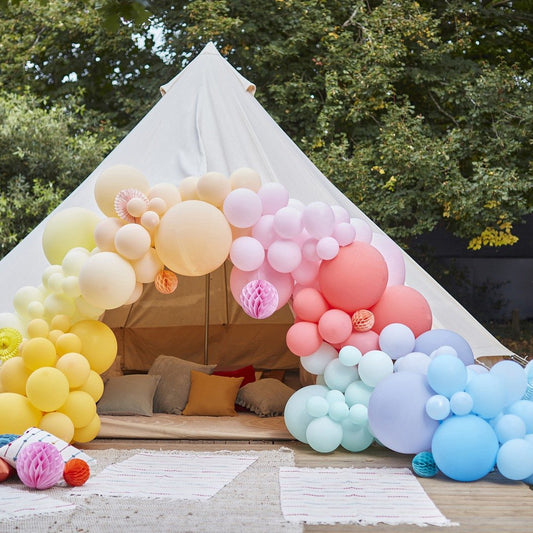 Colourful latex balloons for children's parties