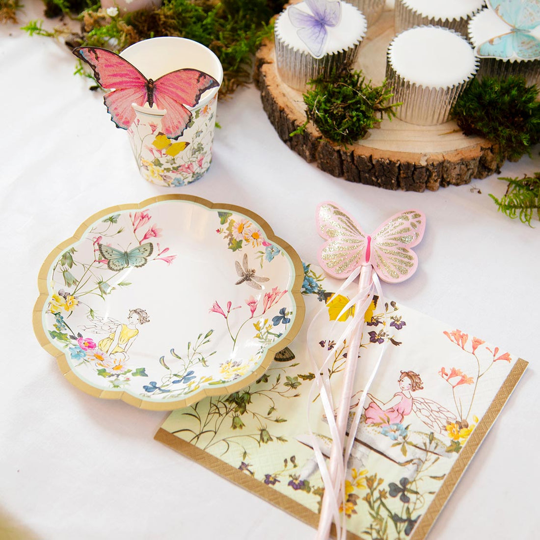Fairy party ideas — decorations, tableware and party bag fillers