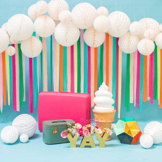 How to use Crepe Paper Streamers