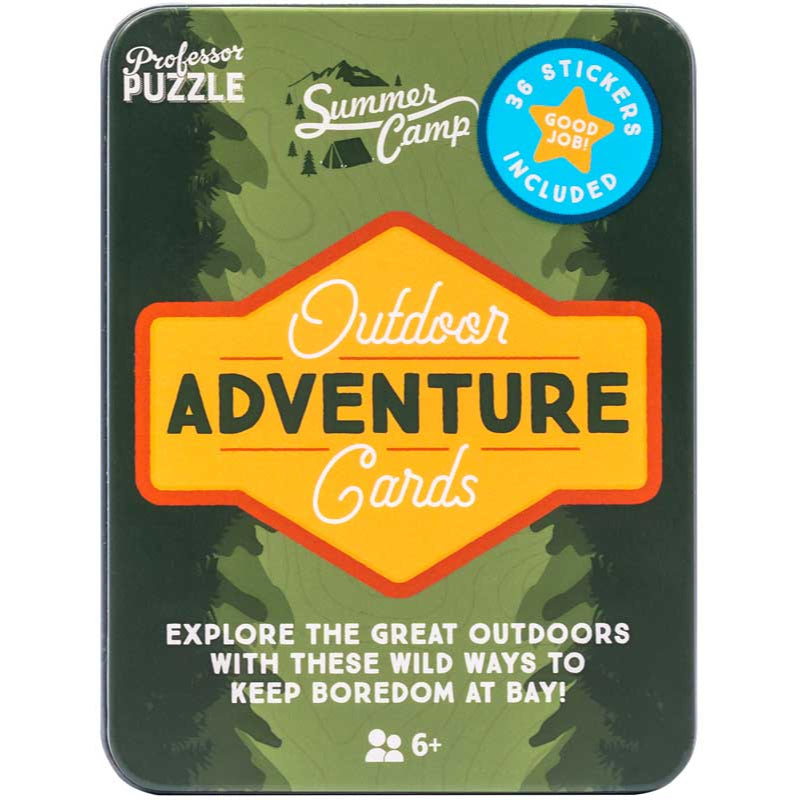 Outdoor Adventure Cards — 50 Activities for Kids — Professor Puzzle