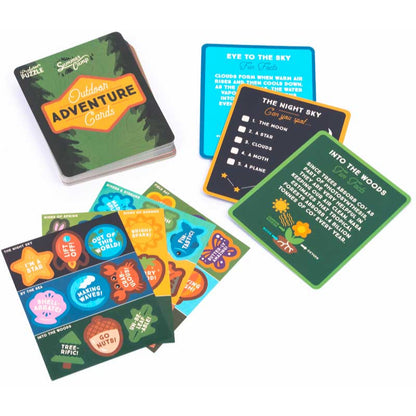 Outdoor Adventure Cards — 50 Activities for Kids — Professor Puzzle