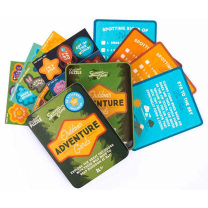 Outdoor Adventure Cards — 50 Activities for Kids — Professor Puzzle