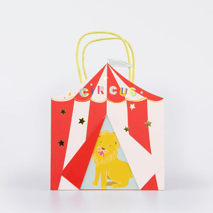 Circus Party Bags x8 — Meri Meri Big Top Paper Bags