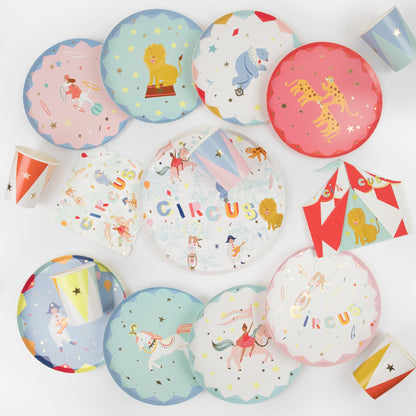 Circus Party Bags x8 — Meri Meri Big Top Paper Bags