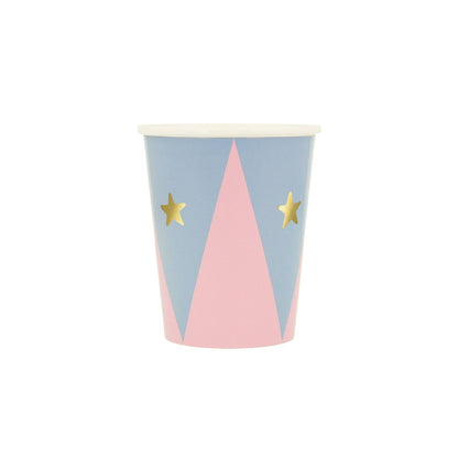 Circus Party Paper Cups x8 — Meri Meri Big Top Design