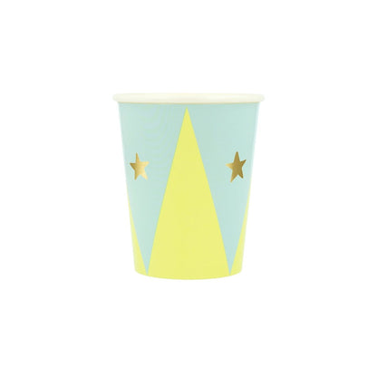 Circus Party Paper Cups x8 — Meri Meri Big Top Design