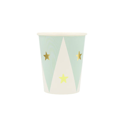 Circus Party Paper Cups x8 — Meri Meri Big Top Design