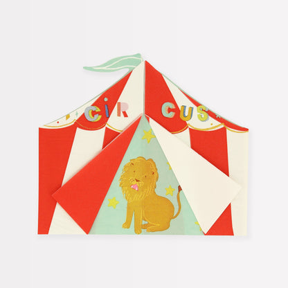 Circus Big Top Party Napkins 16pk — Meri Meri Design
