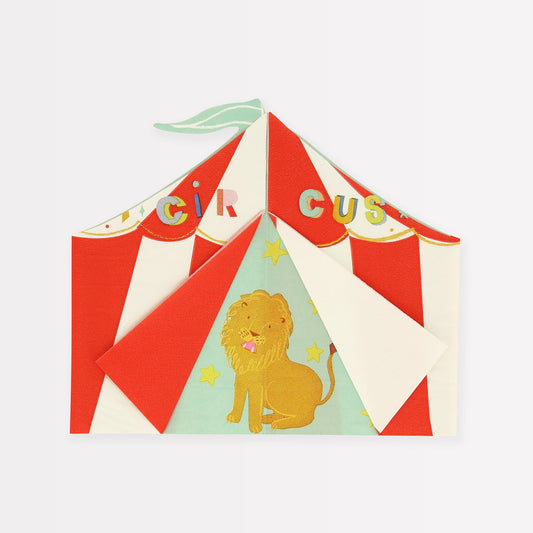 Circus Big Top Party Napkins 16pk — Meri Meri Design