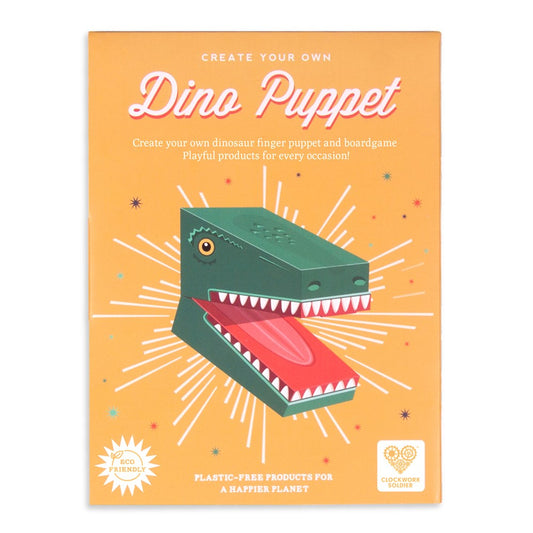 Dinosaur Finger Puppet Craft Kit | Plastic-Free | Ages 5+
