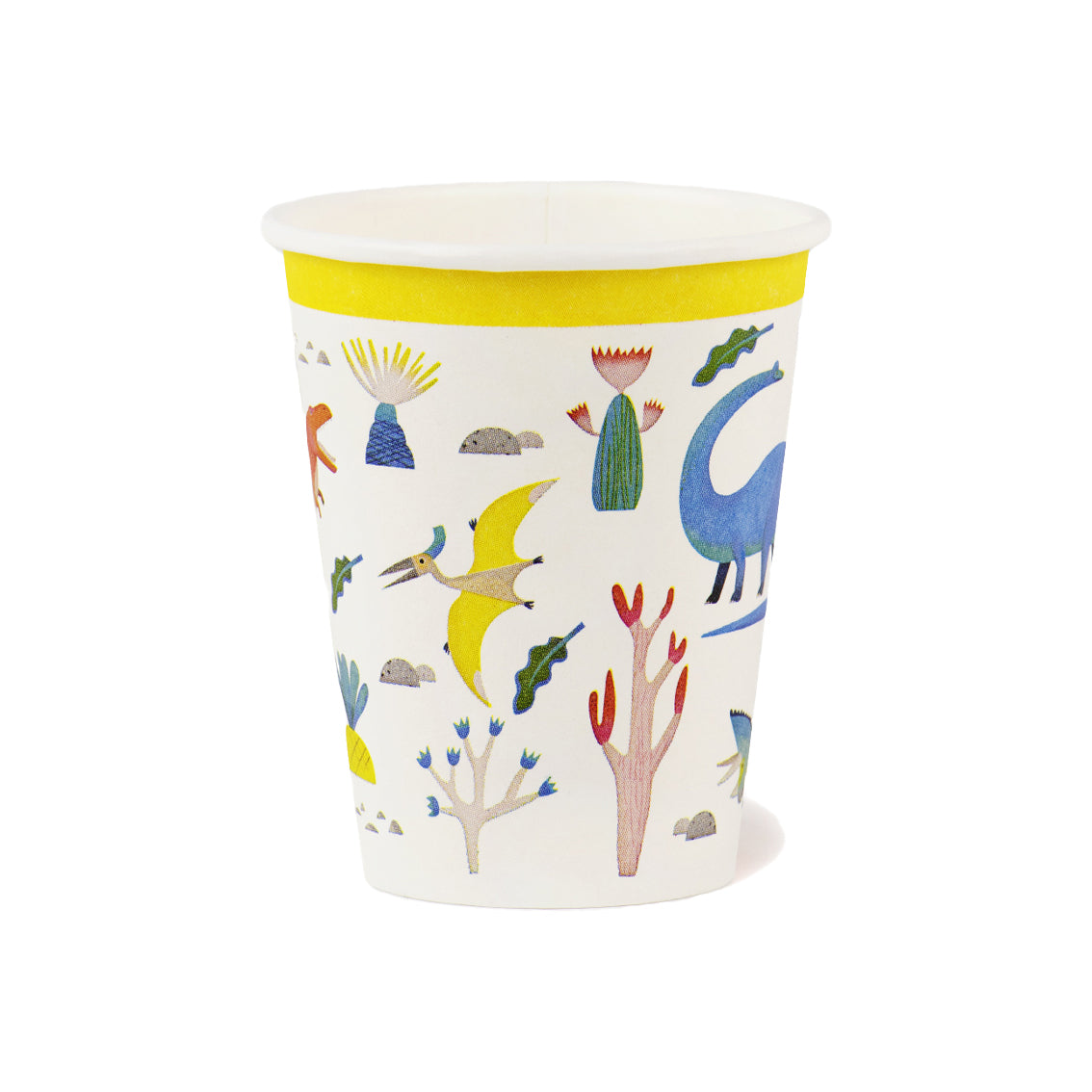 Party Dinosaur Paper Cups 8pk | 225ml | Home Recyclable
