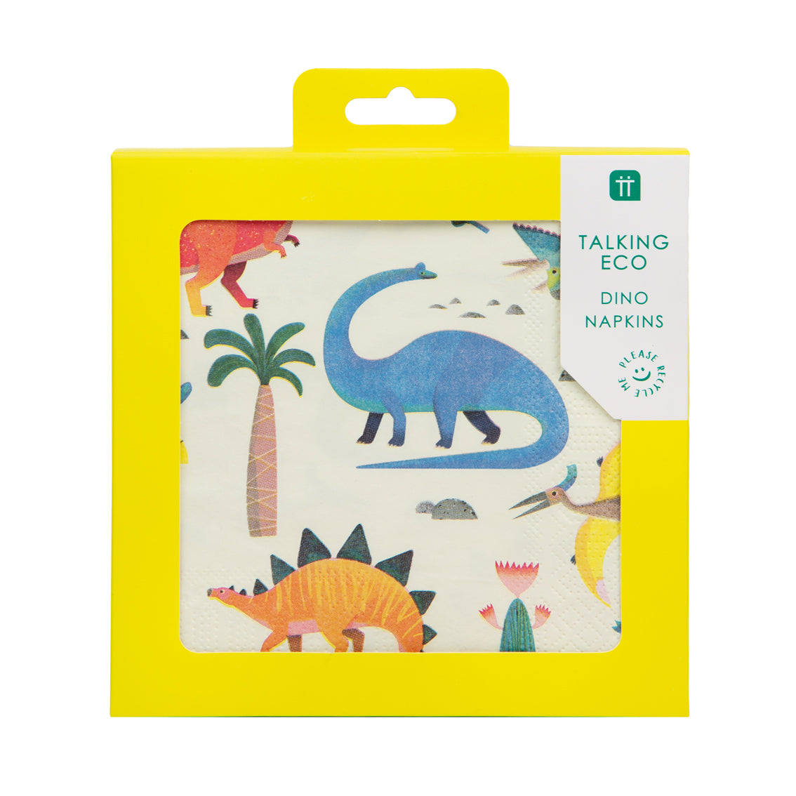 Party Dinosaur Paper Napkins 20pk — Plastic-Free Party Tableware
