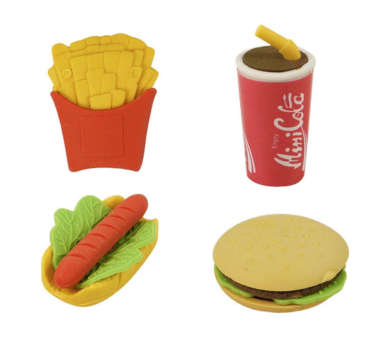 Fast Food Novelty Eraser | Party Bag Filler – Assorted