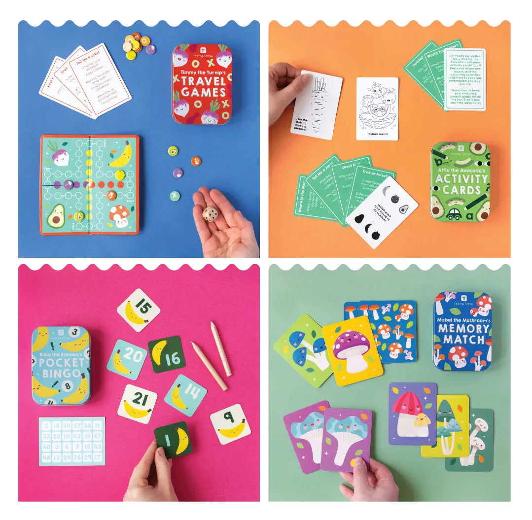 Easy Peasy Memory Fun Tin — 36-Card Matching Game — Ages 5+