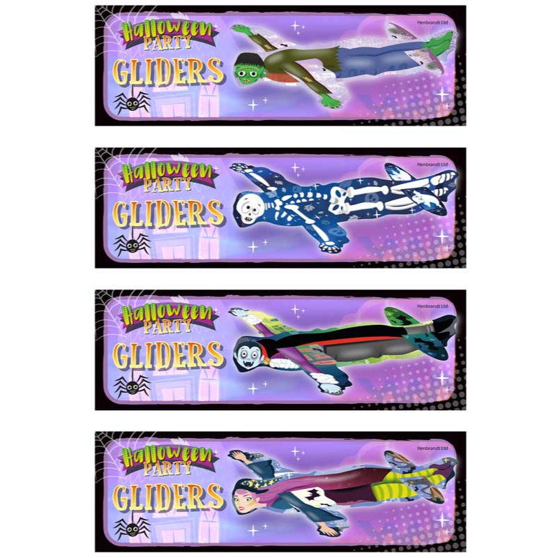 Halloween Foam Glider — Party Bag Filler — 4 Designs — 17cm