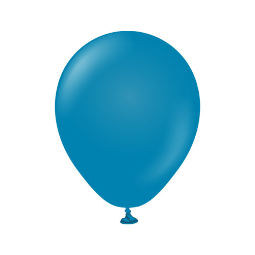 Deep Blue Mini Latex Balloons 5pk — 5 Inch, Plastic-Free