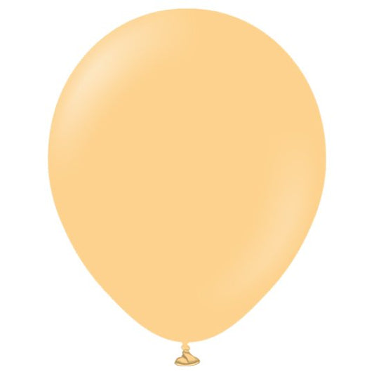 Peach Latex Balloons 5pk — Natural Rubber, Plastic-Free