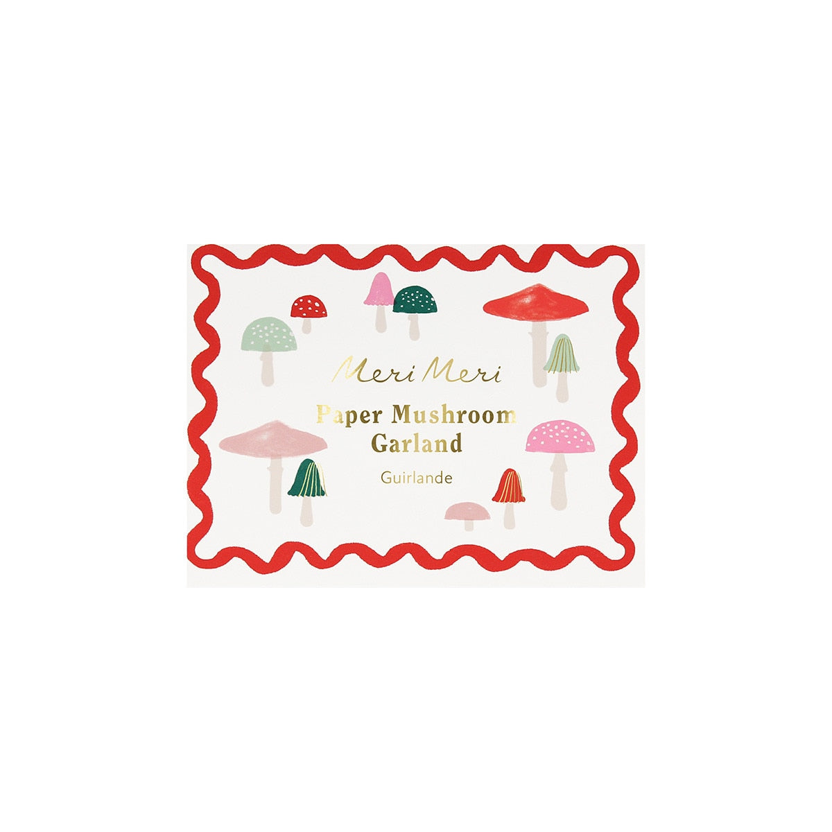 Meri Meri Mushroom Honeycomb Mini Garland — Party Decoration