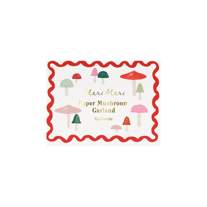 Meri Meri Mushroom Honeycomb Mini Garland — Party Decoration