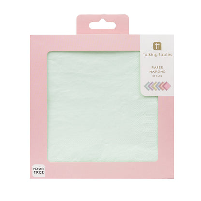 Pastel Mix Paper Napkins - 16pk
