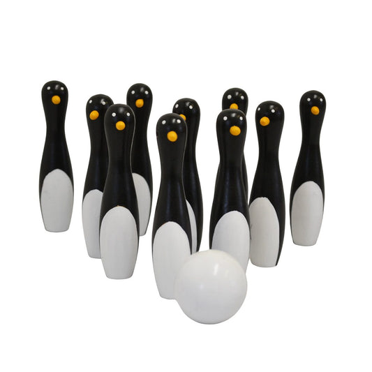 Wooden Penguin Bowling Game | Eco-Friendly | House of Marbles