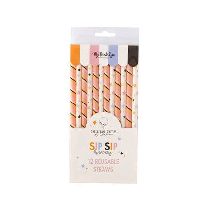 Spooky Sweets Reusable Straws | Halloween Party Drinks