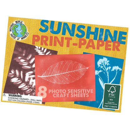 Sun Print Paper Kit – 8 Sheets | STEM Activity | 15x20cm