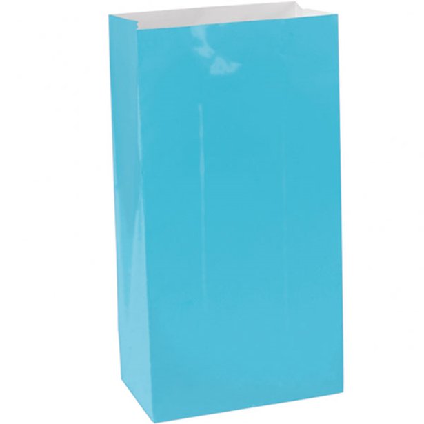 Turquoise Paper Bag